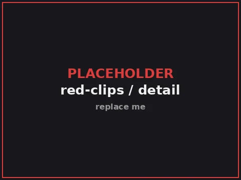 Red glasses, lens detail