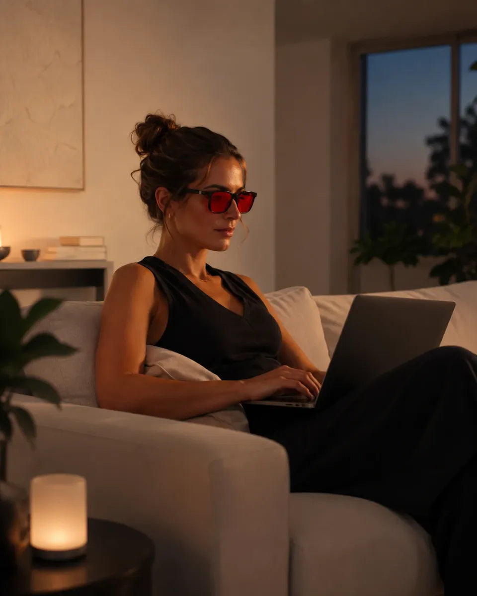 Red glasses
