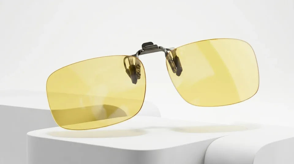 Yellow clip-ons